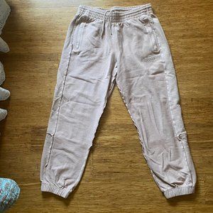 Adidas LOOPBACK SWEAT PANTS -Ash Pearl color